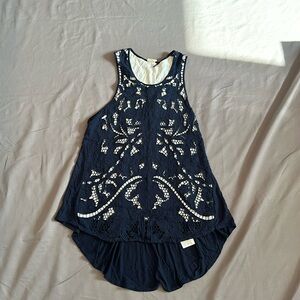 Akemi + Kin crocheted tank